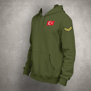 Göktürk Hoodie Herren – Türkisches Symbol Pullover Stolze Türken Kapuzenpullover