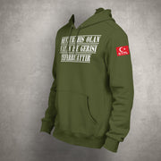 Göktürk Hoodie Herren – Türkisches Symbol Pullover Stolze Türken Kapuzenpullover