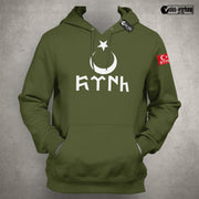 Göktürk Hoodie Herren – Türkisches Symbol Pullover Stolze Türken Kapuzenpullover