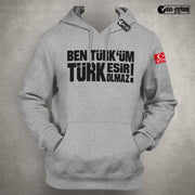 Türk Esir Olmaz Hoodie Pulli Pullover Türkiye Istanbul Mond Stern Militär Asker