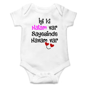 Babybody mit lustigen türkischen Sprüchen für Jungen & Mädchen Geburtstagsgeschk