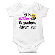 Babybody mit lustigen türkischen Sprüchen für Jungen & Mädchen Geburtstagsgeschk