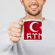 Göktürk Tasse Türk Bozkurt Osmanlı Ayyıldız – Personalisierte Tasse für stolze