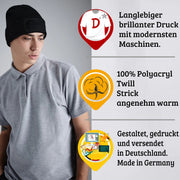 Göktürk Beanie Mütze Türk für Herren und Damen – Geschenk für Männer und Frauen