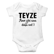Babam anne teyze baby body tulum türkce yazilar Geschenk hediye Geburtstag