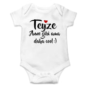 Babam anne teyze baby body tulum türkce yazilar Geschenk hediye Geburtstag