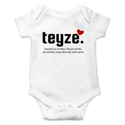 Babam anne teyze baby body tulum türkce yazilar Geschenk hediye Geburtstag