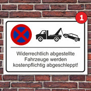Parkplatzschild Parkverbot parken verboten Halteverbot Hinweisschild Parkplatz