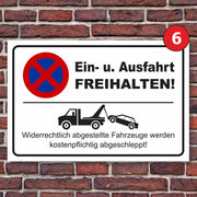 Parkplatzschild Parkverbot parken verboten Halteverbot Hinweisschild Parkplatz