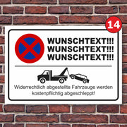 Parkplatzschild Parkverbot parken verboten Halteverbot Hinweisschild Parkplatz