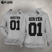 Sister 01 Pulli Deluxe Best Friends Beste Freundin Hoodie Pulli Geschenk Sweat G