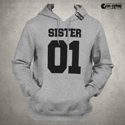 Sister 01 Pulli Deluxe Best Friends Beste Freundin Hoodie Pulli Geschenk Sweat G