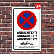 Parkplatzschild Parkverbot parken verboten Halteverbot Hinweisschild Parkplatz