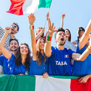 Italia T-Shirt mit Flagge Name Nummer für Herren und Damen Geschenkidee Italien