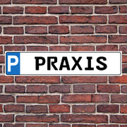 PARKPLATZSCHILD KENNZEICHENSCHILD KENNZEICHEN 52x11 CM ERDSTAB ca. 100 cm