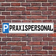 PARKPLATZSCHILD KENNZEICHENSCHILD KENNZEICHEN 52x11 CM ERDSTAB ca. 100 cm