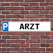 PARKPLATZSCHILD KENNZEICHENSCHILD KENNZEICHEN 52x11 CM ERDSTAB ca. 100 cm