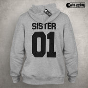 Sister 01 Brother 01 Pulli Deluxe Best Friends Beste Freundin Hoodie Geschenk