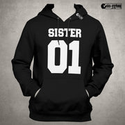 Sister 01 Pulli Deluxe Best Friends Beste Freundin Hoodie Pulli Geschenk Sweat S