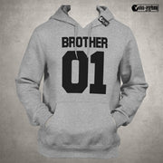 Sister 01 Brother 01 Pulli Deluxe Best Friends Beste Freundin Hoodie Geschenk
