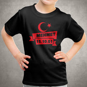 GEBURTSTAG T-SHIRT DOGUM GÜNÜ SHIRT MIT WUNSCHNAME GESCHENK TÜRKIYE