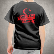 GEBURTSTAG T-SHIRT DOGUM GÜNÜ SHIRT MIT WUNSCHNAME GESCHENK TÜRKIYE