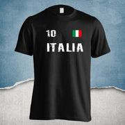 ITALIA T-SHIRT ITALIEN SQUADRA AZZURRA HOCHWERTIGE VERARBEITUNG S - 4XL ROM