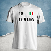 ITALIA T-SHIRT ITALIEN SQUADRA AZZURRA HOCHWERTIGE VERARBEITUNG S - 4XL ROM
