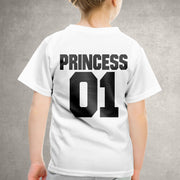 PRINCESS 01 PRINCE 01 T-SHIRT KINDER GESCHENK MÄDCHEN JUNGEN MODERN VERS. FARBEN
