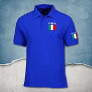 ITALIA ITALIEN POLO SHIRT TOP QUALITÄT! SQUADRA AZZURRA HOCHWERTIGE BEARBEITUNG