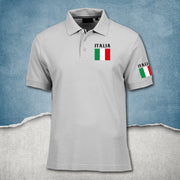 ITALIA ITALIEN POLO SHIRT TOP QUALITÄT! SQUADRA AZZURRA HOCHWERTIGE BEARBEITUNG