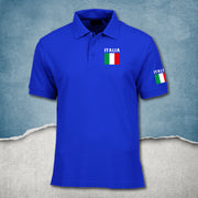 ITALIA ITALIEN POLO SHIRT TOP QUALITÄT! SQUADRA AZZURRA HOCHWERTIGE BEARBEITUNG