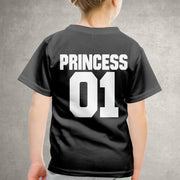 PRINCESS 01 PRINCE 01 T-SHIRT KINDER GESCHENK MÄDCHEN JUNGEN MODERN VERS. FARBEN