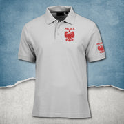 Polska Polo Shirt Polen Adler Polnische Flagge hochwertig vearbeitet Poland