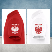 Polska Polo Shirt Polen Adler Polnische Flagge hochwertig vearbeitet Poland