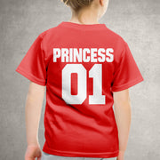 PRINCESS 01 PRINCE 01 T-SHIRT KINDER GESCHENK MÄDCHEN JUNGEN MODERN VERS. FARBEN