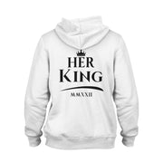 Her King His Queen Pullover Pulli Hoodie Geschenk für Paare im SET Wunschjahr