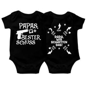 Baby Bodies mit Motiv Papa wir schaffen das Bodysuit Strampler Lustig Geschenk