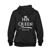 Her King His Queen Pullover Pulli Hoodie Geschenk für Paare im SET Wunschjahr