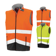 Safety Softshell Warnweste Sicherheitsweste Weste Ordner Security Wunschtext