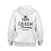 Her King His Queen Pullover Pulli Hoodie Geschenk für Paare im SET Wunschjahr
