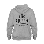 Her King His Queen Pullover Pulli Hoodie Geschenk für Paare im SET Wunschjahr
