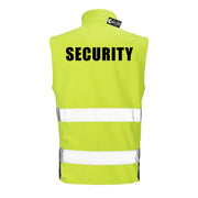 Safety Softshell Warnweste Sicherheitsweste Weste Ordner Security Wunschtext
