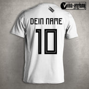 Deutschland T-Shirt Trikot Shirt mit Wunschname Kinder Jungen Mädchen Geschenk