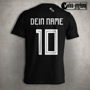 Deutschland T-Shirt Trikot Shirt mit Wunschname Kinder Jungen Mädchen Geschenk