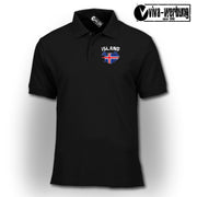 Poloshirt Polohemd Trikot EM WM Fußball Fan Polo-Tshirt Name & Zahl Europameist.