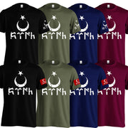 Göktürk T-Shirt Türk Militär Design Vintage Shirt Geschenk 4 Farben Ayyildiz