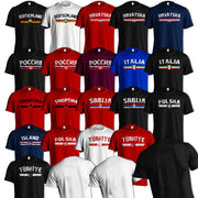 Fußball Trikot T-Shirt Italien Polska Albanien Türkiye Russland Fan Geschenk