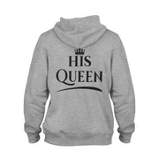 The King His Queen Pullover Pulli Hoodie Geschenk für Paare im SET Weihnachten