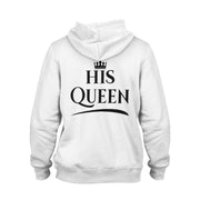 The King His Queen Pullover Pulli Hoodie Geschenk für Paare im SET Weihnachten